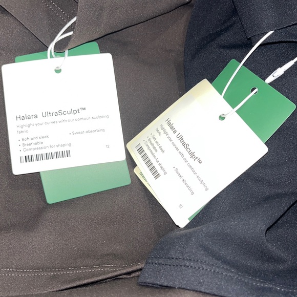 NWT 2 pairs Halara UltraSculpt 7/8 length leggings Black & Brown Size XL - Picture 3 of 7